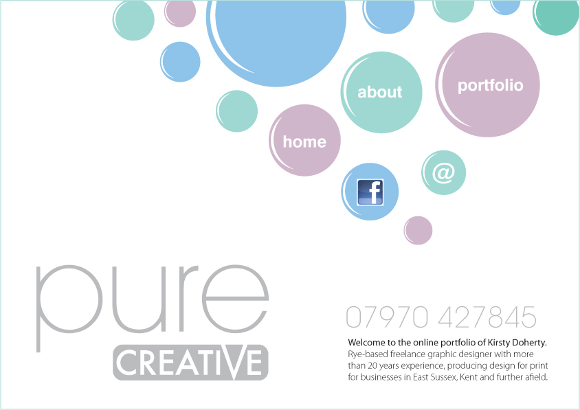 pure creative design graphic design rye east sussex kirsty doherty freelance
